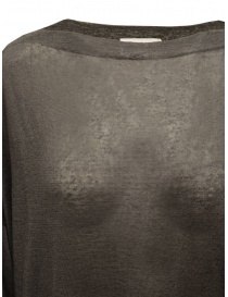 Dune_ maxi abito grigio in cotone lino seta prezzo