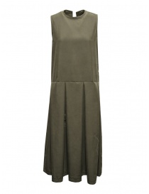 Womens dresses online: Maria Turri green sleeveless dress with suns