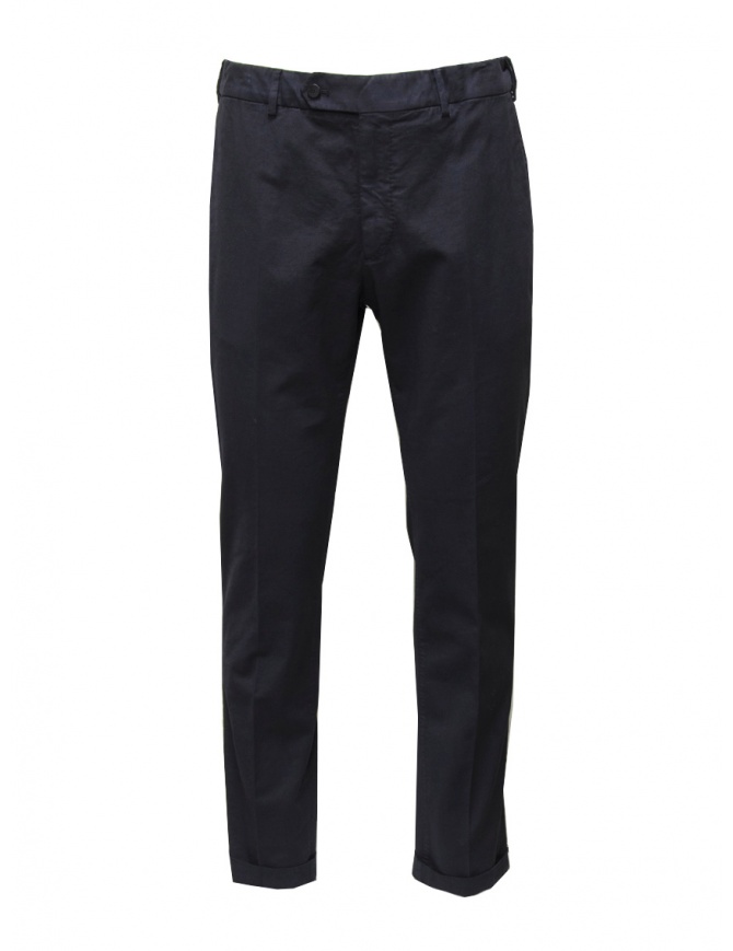 Cellar Door Paloma casual slim trousers in maritime blue PALOMA MARITIME BLUE RF457 69 mens trousers online shopping