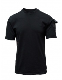 D.D.P. black T-shirt with hand-painted details DDP T-S order online