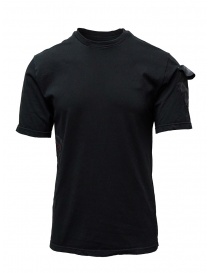 D.D.P. black T-shirt with hand-painted details DDP T-S