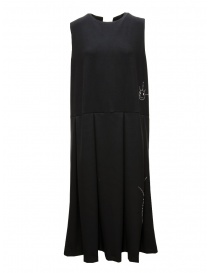 Maria Turri black sleeveless dress with suns online