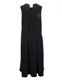 Maria Turri black sleeveless dress with suns