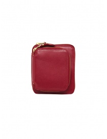 Wallets online: Comme des Garçons red outside pocket square wallet SA2100OP