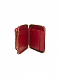 Comme des Garçons red outside pocket square wallet SA2100OP