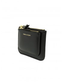 Comme des Garçons SA8100OP outside pocket black rectangular purse