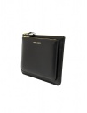 Comme des Garçons SA5100OP busta in pelle nera con tasca esternashop online portafogli