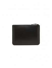 Comme des Garçons SA5100VB very black leather zippered pouch