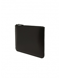 Comme des Garçons busta SA5100VB very black in pelle nera con zip prezzo