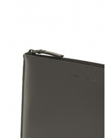 Comme des Garçons busta SA5100VB very black in pelle nera con zip portafogli acquista online