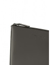 Comme des Garçons busta SA5100VB very black in pelle nera con zip SA5100VB VERY BLACK acquista online