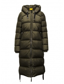 Parajumpers Panda olive green long down jacket online