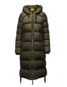 Parajumpers Panda olive green long down jacket buy online PWPUEL31 PANDA TAGGIA OLIVE