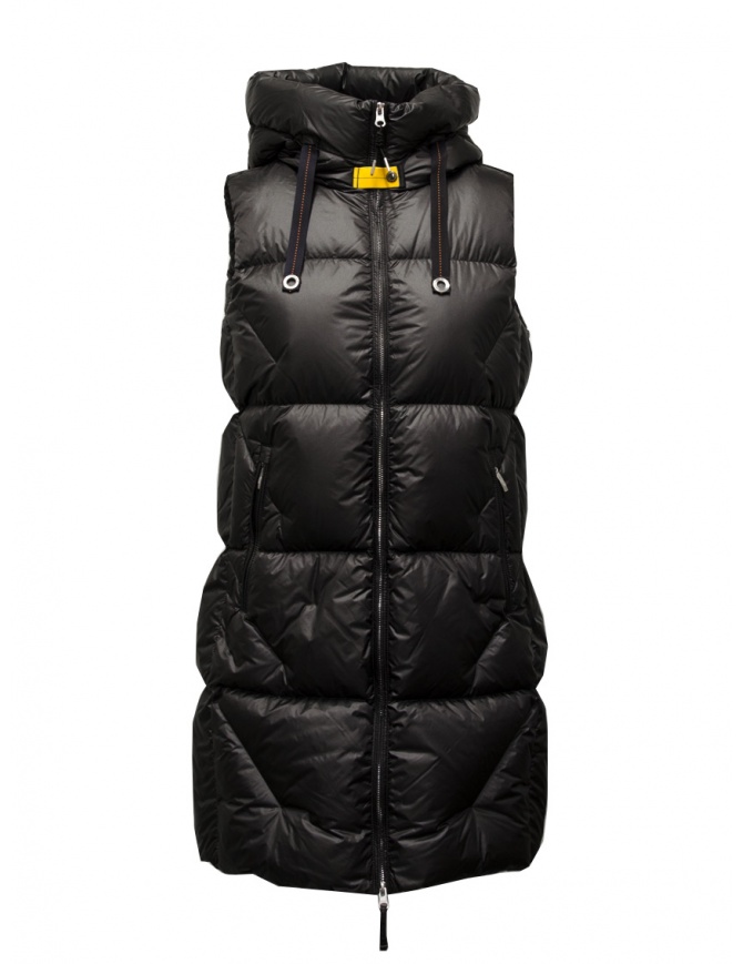 Parajumpers Zuly gilet lungo imbottito nero PWPUHY35 ZULY PENCIL giubbini donna online shopping