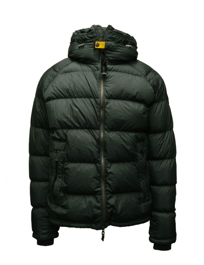 Parajumpers Norton dark green hooded down jacket PMPURL02 NORTON GREEN GABLES mens jackets online shopping
