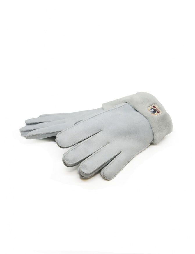 Parajumpers Shearling grey suede gloves PAACGL13 SHEARLING SHARK gloves online shopping