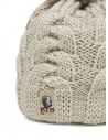 Parajumpers beige braided hat with fur pon-pon PAACHA11 CABLE PURITY price