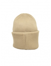 Parajumpers beige wool beanie with high edged