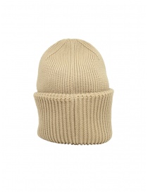 Parajumpers beige wool beanie with high edged buy online