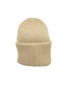 Parajumpers beige wool beanie with high edged shop online hats and caps