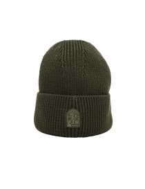 Hats and caps online: Parajumpers dark green wool beanie