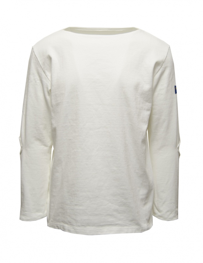 Kapital t-shirt bianca manica lunga con smile sui gomiti K2303LC077 WH t shirt uomo online shopping