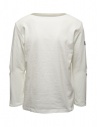 Kapital t-shirt bianca manica lunga con smile sui gomiti acquista online K2303LC077 WH