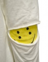 Kapital long sleeve white t-shirt with smiley face on the elbows K2303LC077 WH price