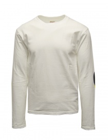 Mens t shirts online: Kapital Catpital white long sleeve t-shirt