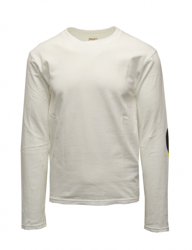 Kapital Catpital t-shirt a manica lunga bianca EK-1197 WHITE Kapital Catpital t-shirt a manica lunga bianca EK-1197 WHITE t shirt uomo online shopping