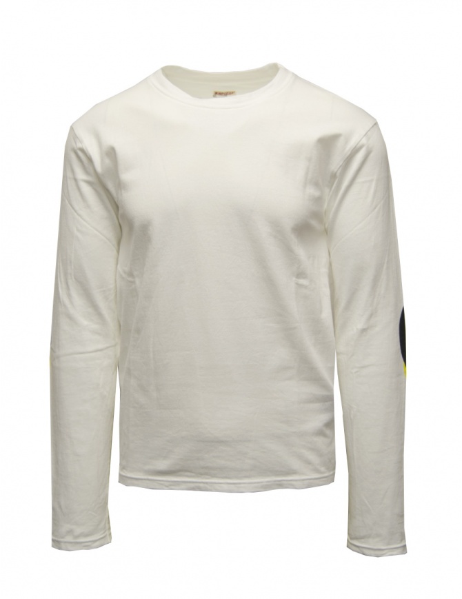 Kapital Catpital white long sleeve t-shirt EK-1197 WHITE mens t shirts online shopping