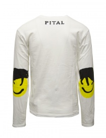 Kapital Catpital t-shirt a manica lunga bianca