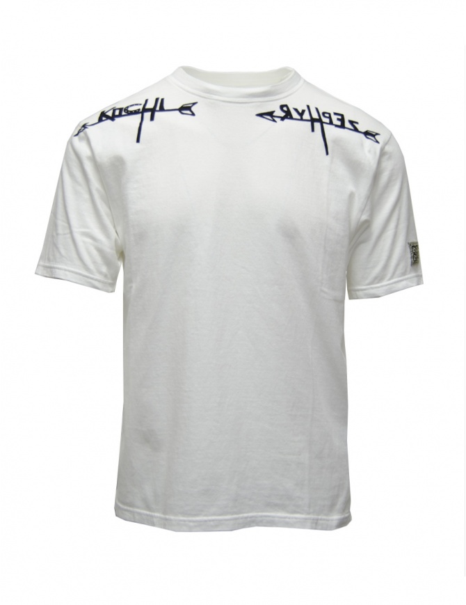 Kapital T-shirt Good Direction Kochi Zephyr bianca K2303SC035 WHITE t shirt uomo online shopping