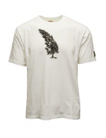 Kapital Conifer & G.G.G. t-shirt con stampa albero L2304SC127 WH