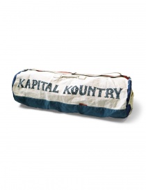 Kapital Boston shoulder duffel bag in cottone canvas K2304XB519 TRI