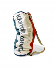 Kapital Boston shoulder duffel bag in cottone canvas buy online
