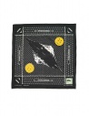 Kapital Rainbowy bandana nera con Monte Fuji e Smile acquista online EK-1404 BLK