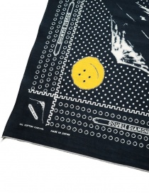 Kapital Rainbowy bandana nera con Monte Fuji e Smile acquista online