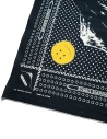 Kapital Rainbowy black bandana with Mount Fuji and Smiles shop online scarves