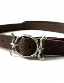 Kapital brown suede belt with Neptune buckle belts buy online