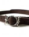 Kapital brown suede belt with Neptune buckle K2303XG507 BR buy online