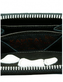 Kapital mini wallet black with bones of a hand wallets buy online