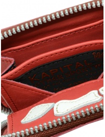Kapital mini red wallet with bones wallets buy online