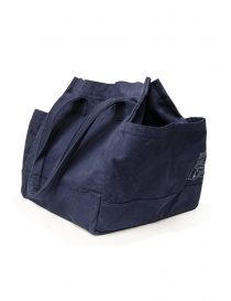 Kapital tote bag oversize in tela di cotone blu navy acquista online