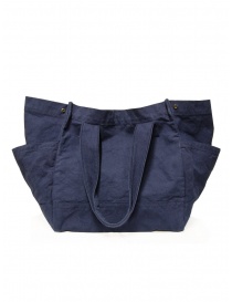 Kapital oversized tote bag in navy blue cotton canvas bags buy online