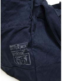 Kapital tote bag oversize in tela di cotone blu navy borse prezzo