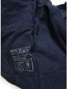 Kapital oversized tote bag in navy blue cotton canvas price EK-1400 NV shop online