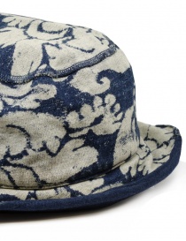 Kapital cappello da pescatore blu e bianco damascato prezzo