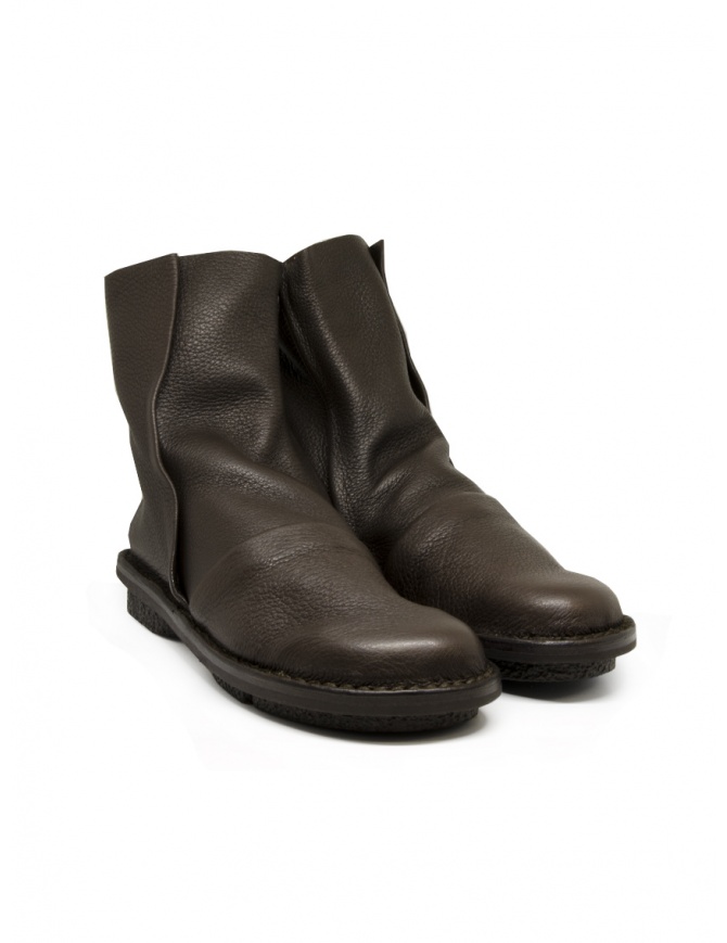 Trippen Vector ankle boots in brown deerskin VECTOR BROWN-DER KA MOR