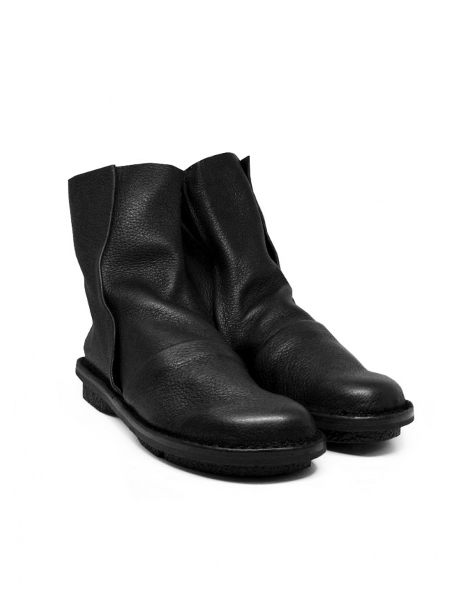 Trippen Vector stivaletti neri in pelle di cervo VECTOR BLACK-ALB KA BLK calzature donna online shopping
